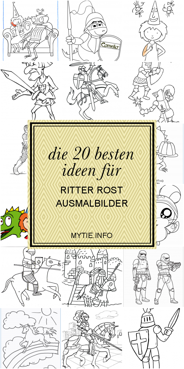 Die 20 Besten Ideen Für Ritter Rost Ausmalbilder